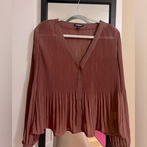 Express Chiffon baby doll : empire waist top